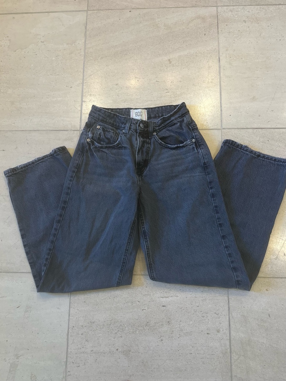 BDG Women Black wide leg Jeans size 24